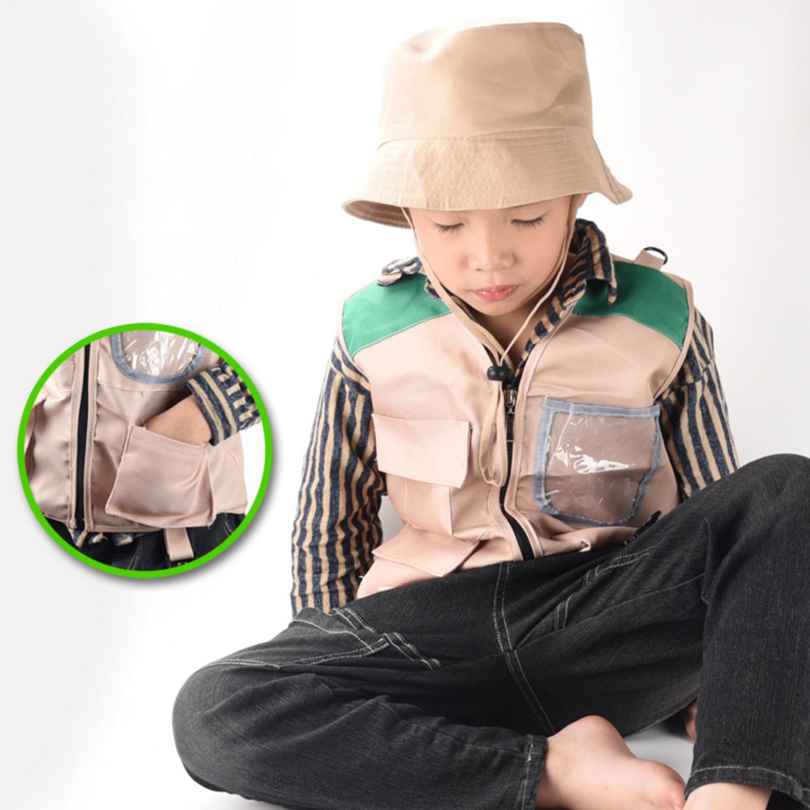 Outdoor Adventure Kit For Boys - Colete e Chapéu de Explorador Infantil:
