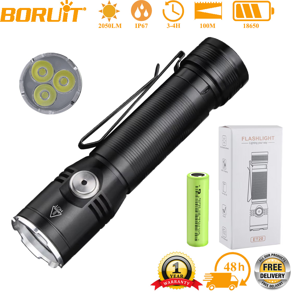 Outdoor Adventure Inc - Lanterna Portátil BORUiT 2050LM ET20 Super