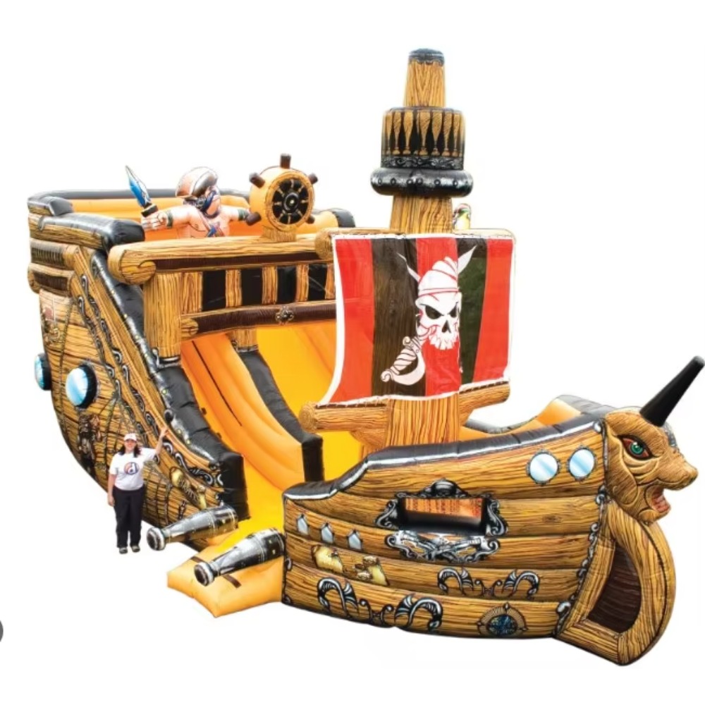 Outdoor Adventure Kids Party - Aventura Aguarda: Navio Pirata Inflável para