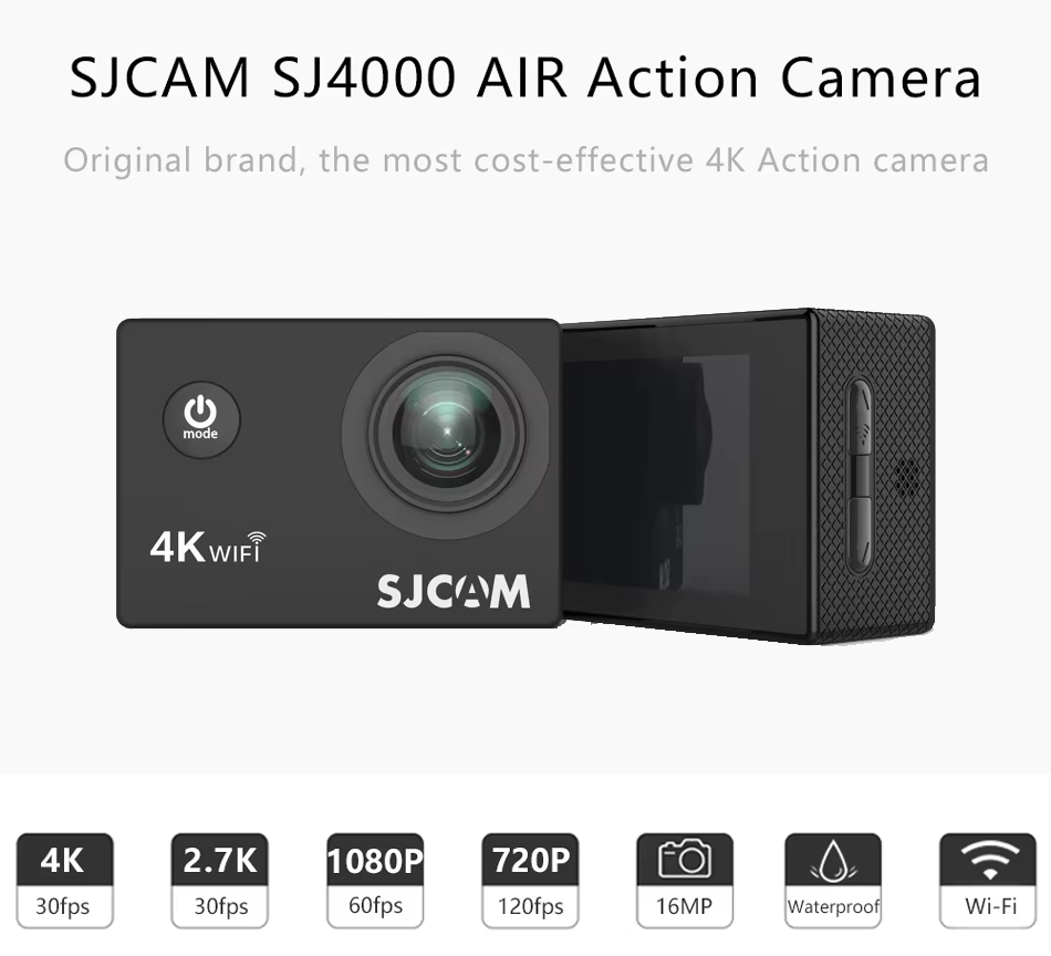 Outdoor Adventure Images - Câmera de Ação SJCAM SJ4000 Air