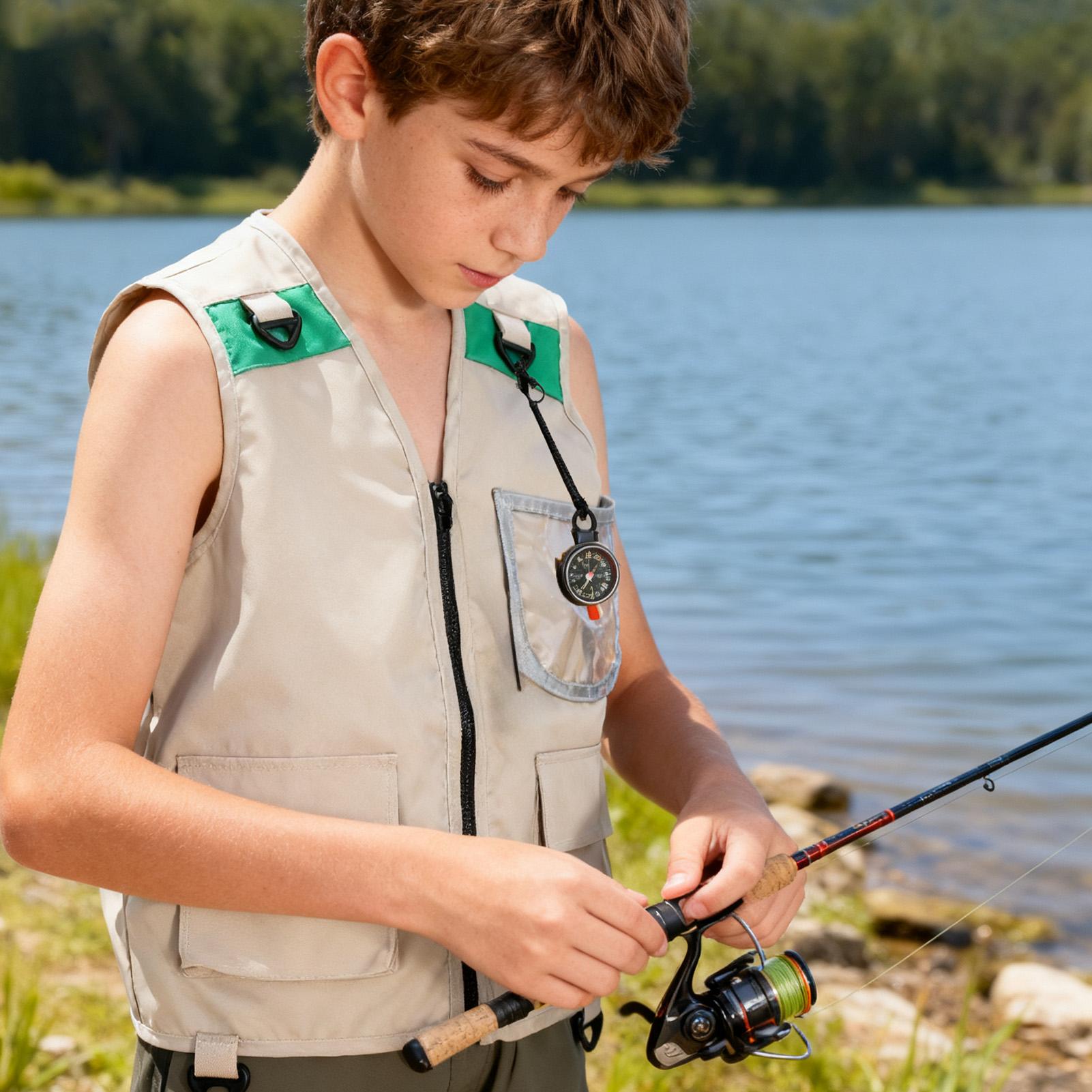 Outdoor Adventure Kids Party - Colete de Pesca Infantil, Colete Explorador,