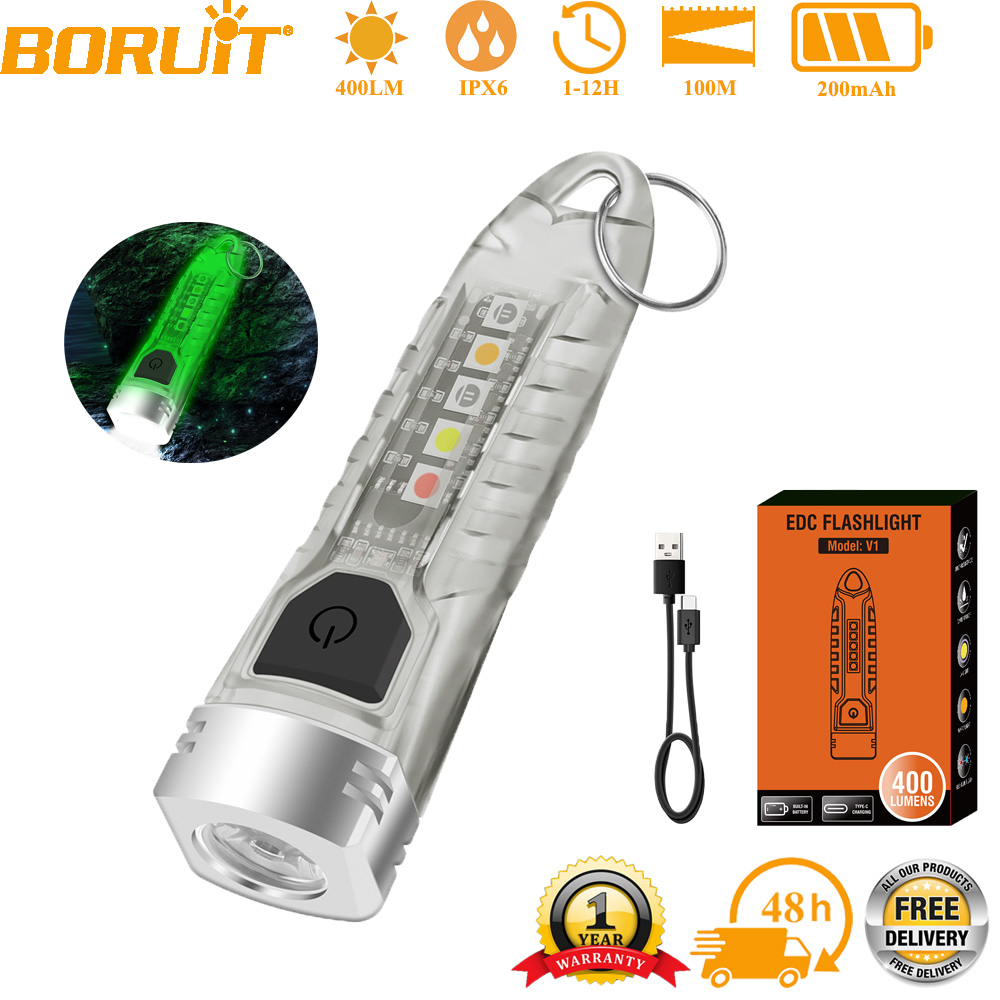 Outdoor Adventure Inc - Lanterna Portátil LED BORUiT V1, Luz