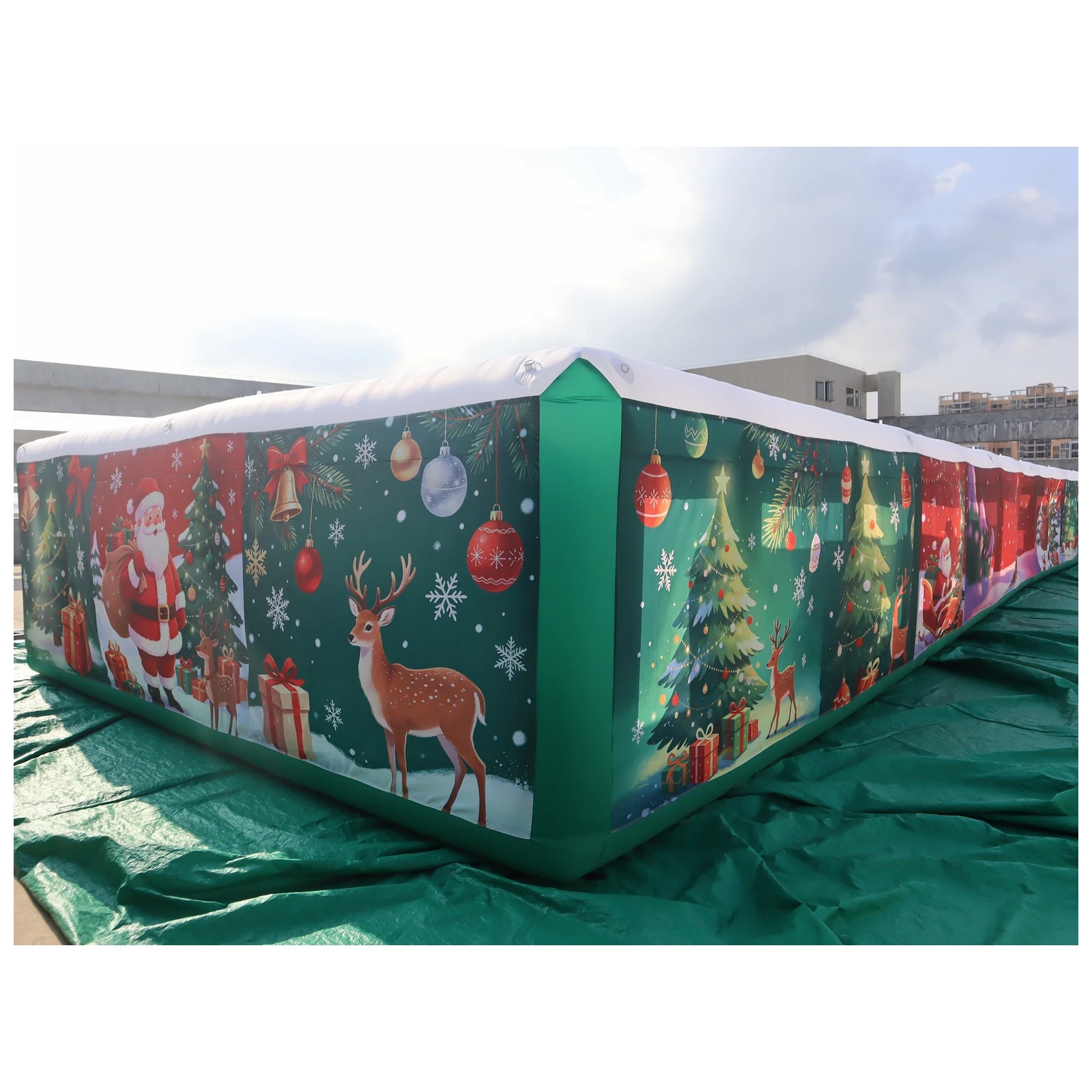 Outdoor Adventure Kids Party - Labirinto Inflável Comercial Longo 6X20m 20X66ft