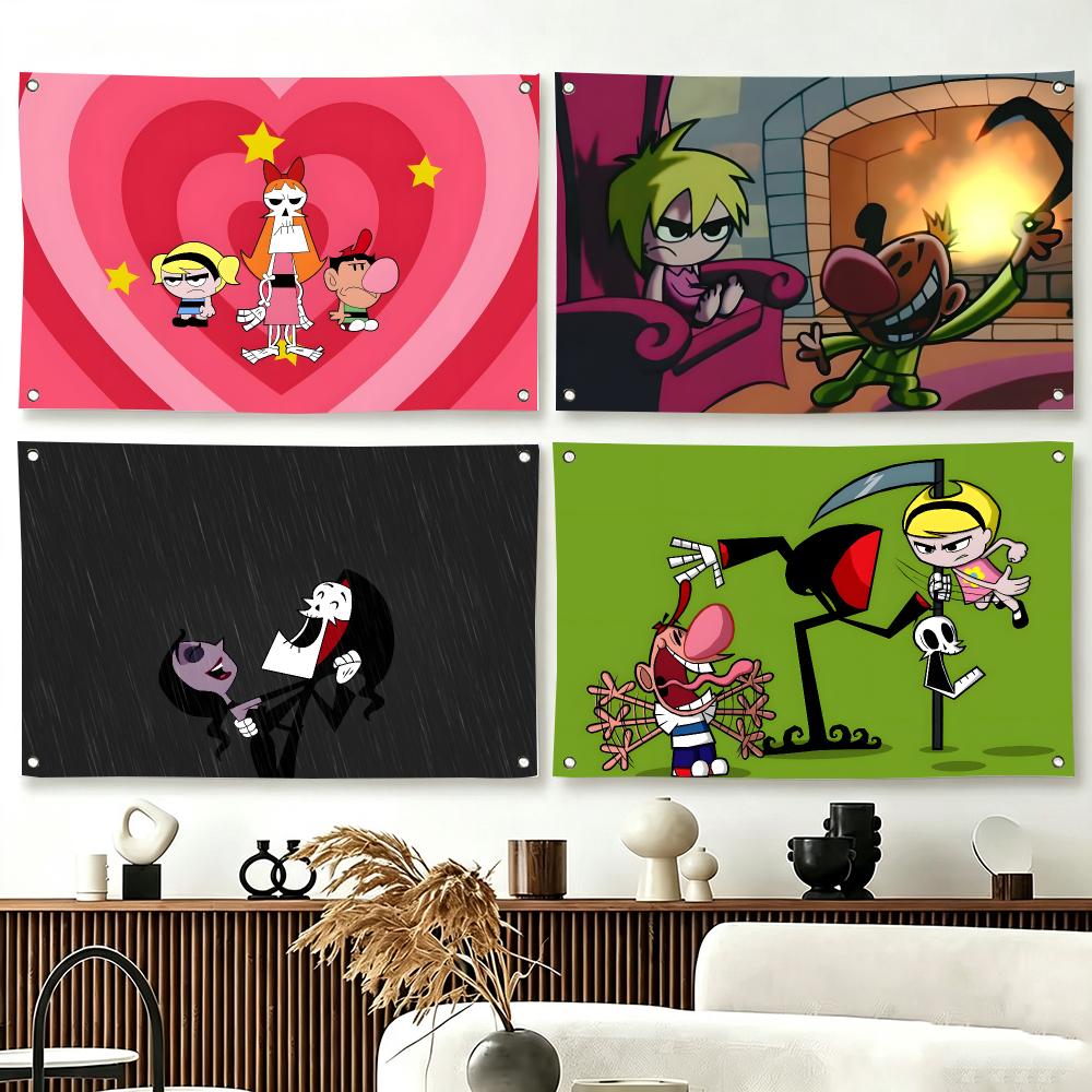 Outdoor Adventure Kids Party - Bandeiras de Desenhos Animados Infantis 