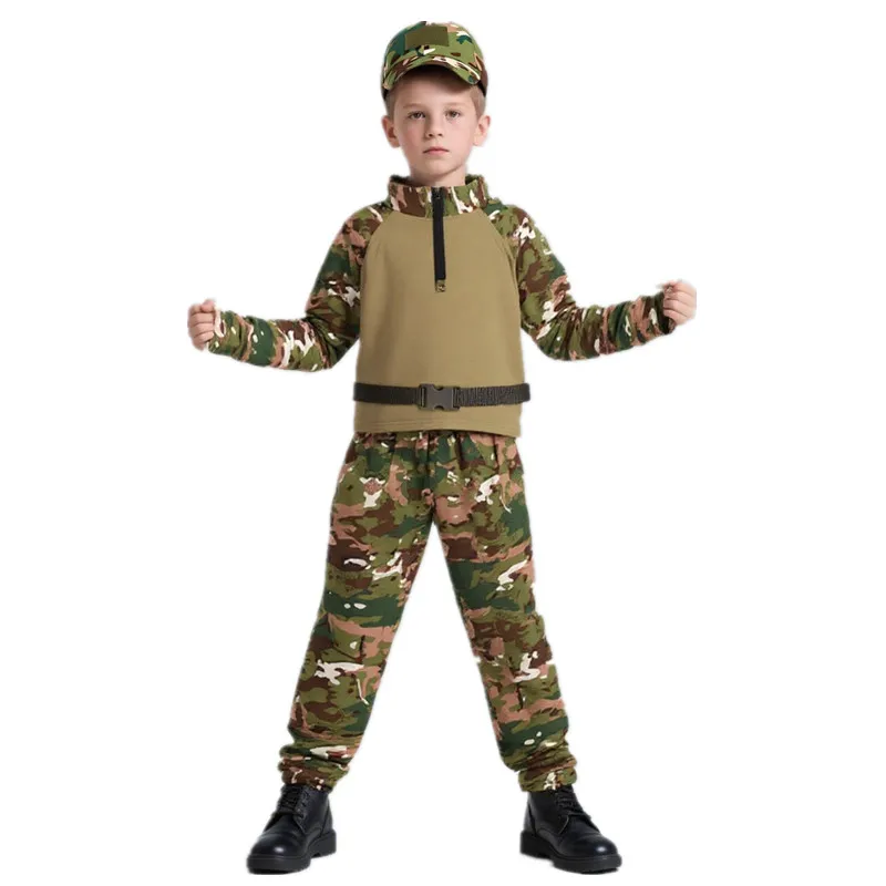 Outdoor Adventure For Adults - Crianças adultos camuflagem sapo outfit verão
