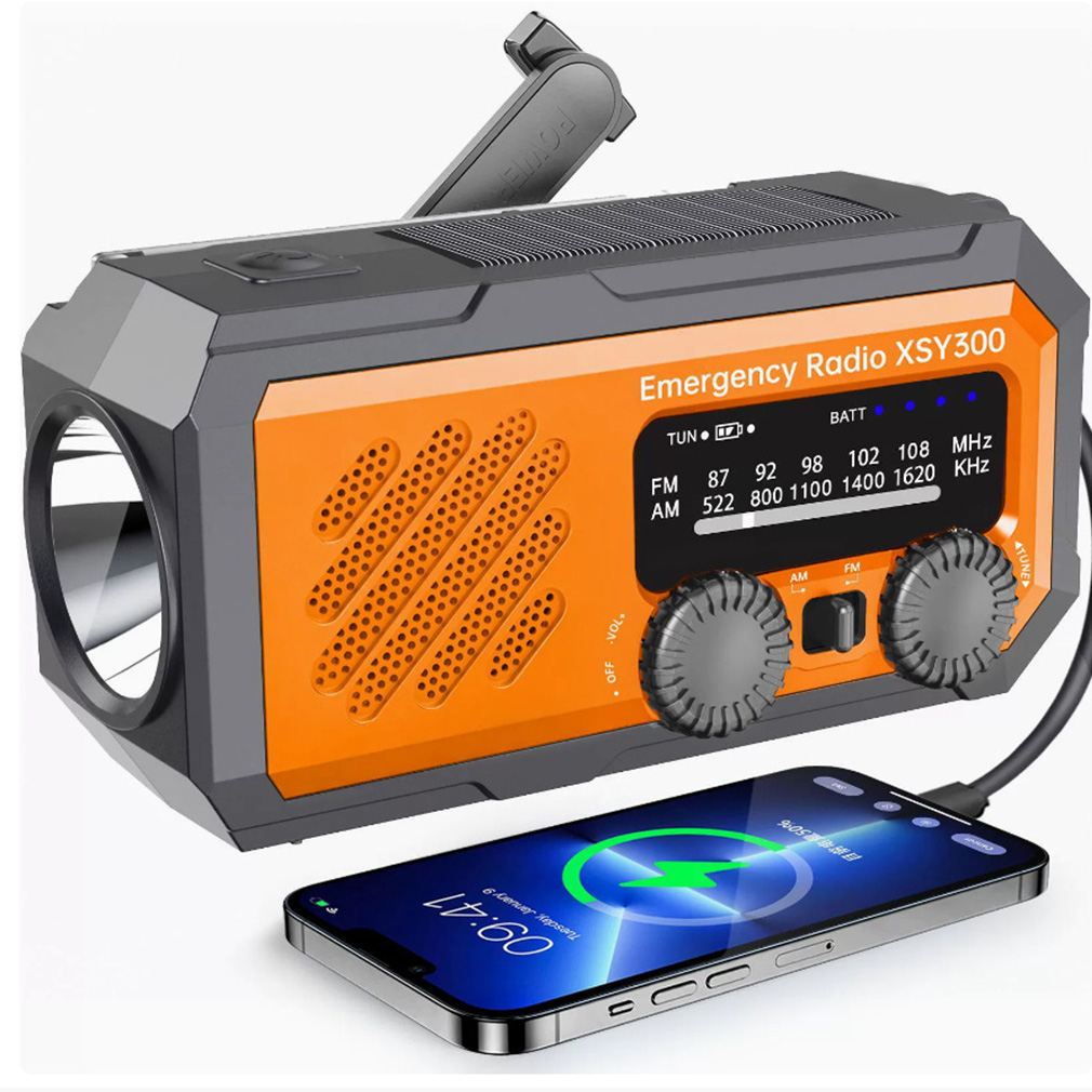 Emergency Radio Solar - Novo Rádio de Emergência 2000mAh com