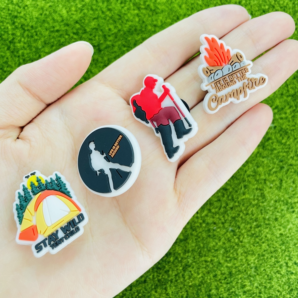 16 Peças de Charms para Calçad - Outdoor Adventure Birthday Party avaliação e preço