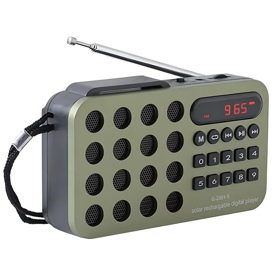 Mini portátil bolso rádio fm c - Emergency Radio Solar avaliação e preço