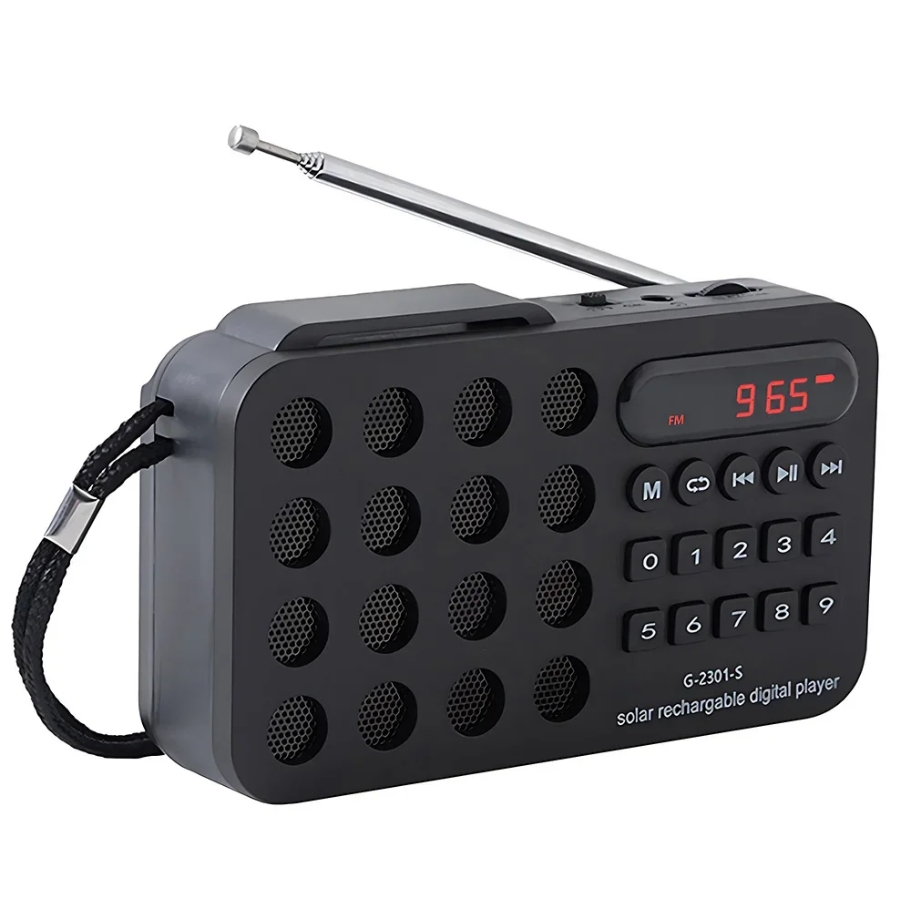 Mini portátil bolso rádio fm c - Emergency Radio Solar avaliação e preço