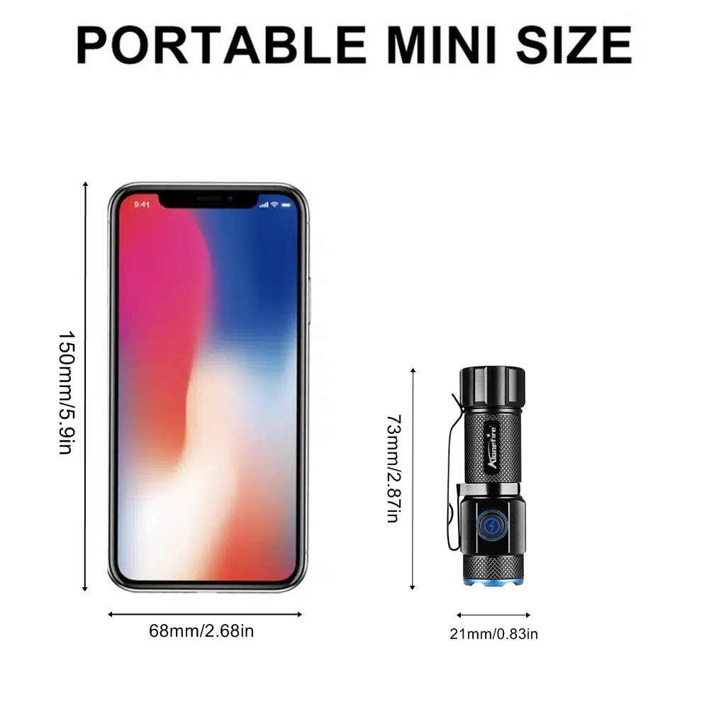 Lanterna Mini 6500K de Alta Lu - Outdoor Adventure Inc avaliação e preço