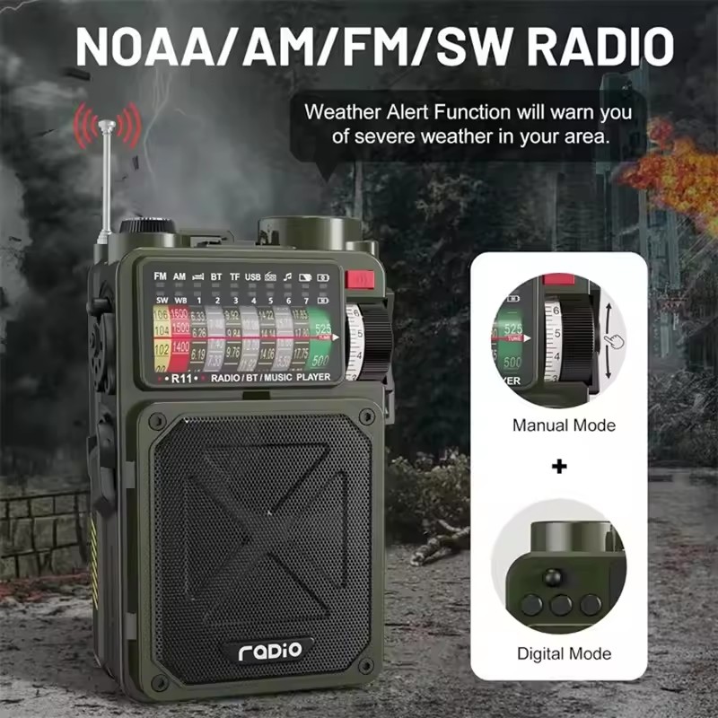 Rádio solar de emergência manu - Emergency Radio Solar avaliação e preço