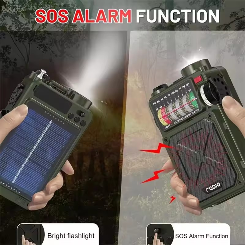 Rádio solar de emergência manu - Emergency Radio Solar avaliação e preço