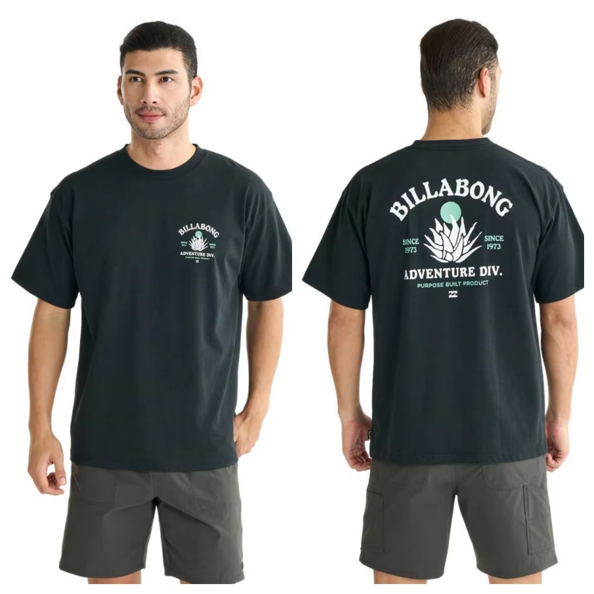 Camiseta de algodão com estamp - Outdoor Adventure Brand avaliação e preço