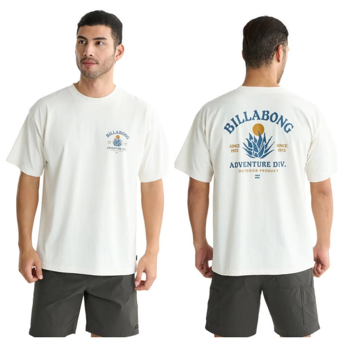 Camiseta de algodão com estamp - Outdoor Adventure Brand avaliação e preço