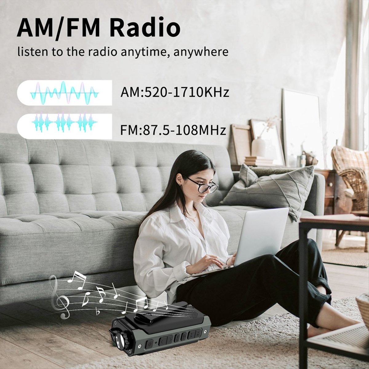 Rádio Solar Portátil A26Z, Rád - Emergency Radio Solar avaliação e preço