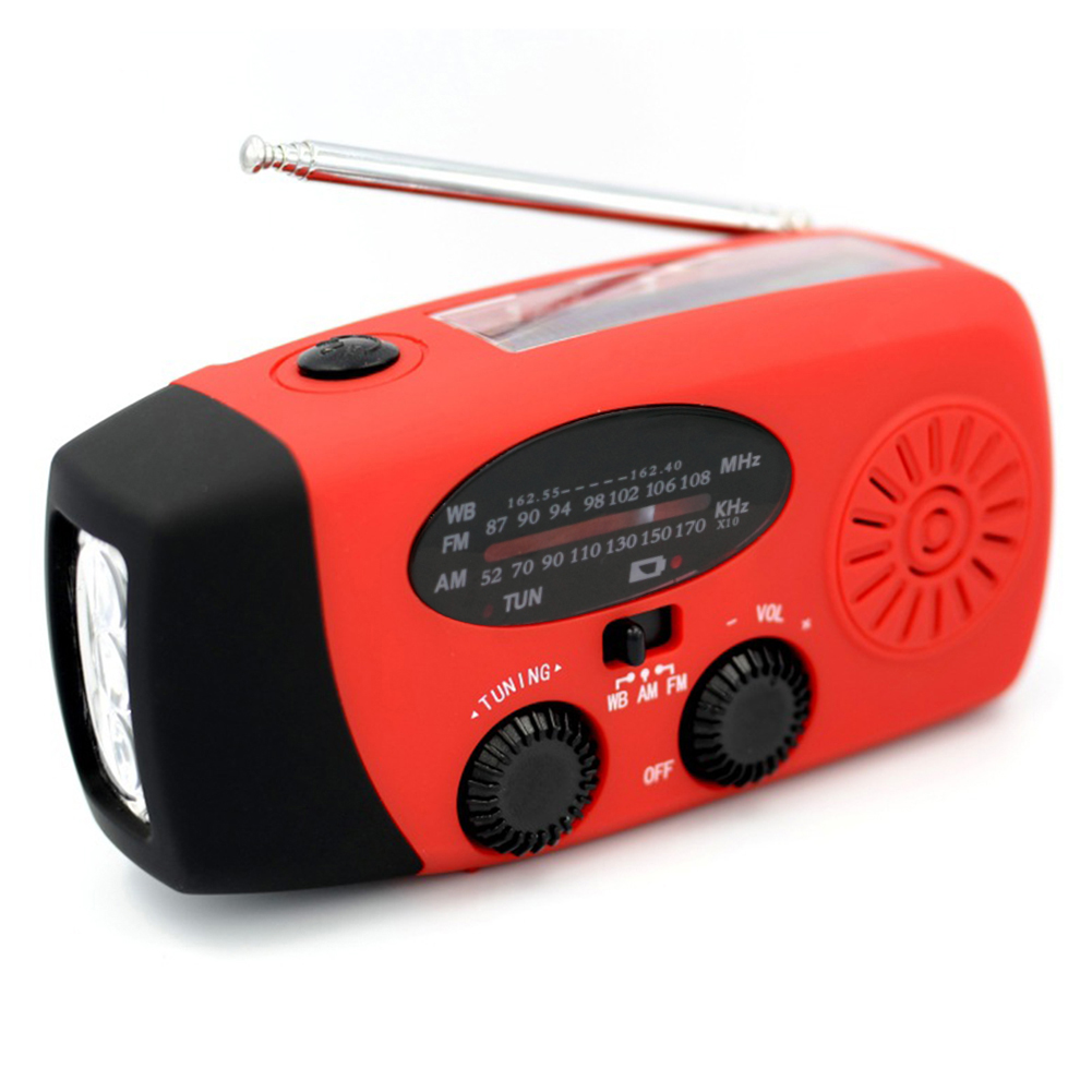 Portátil Solar Crank Mão Rádio - Emergency Radio Solar avaliação e preço