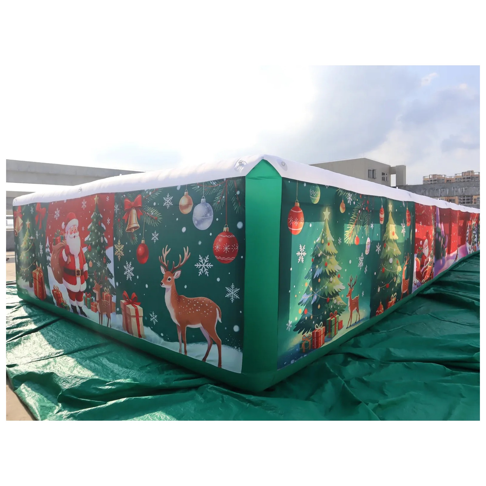 Labirinto Inflável Comercial L - Outdoor Adventure Kids Party avaliação e preço