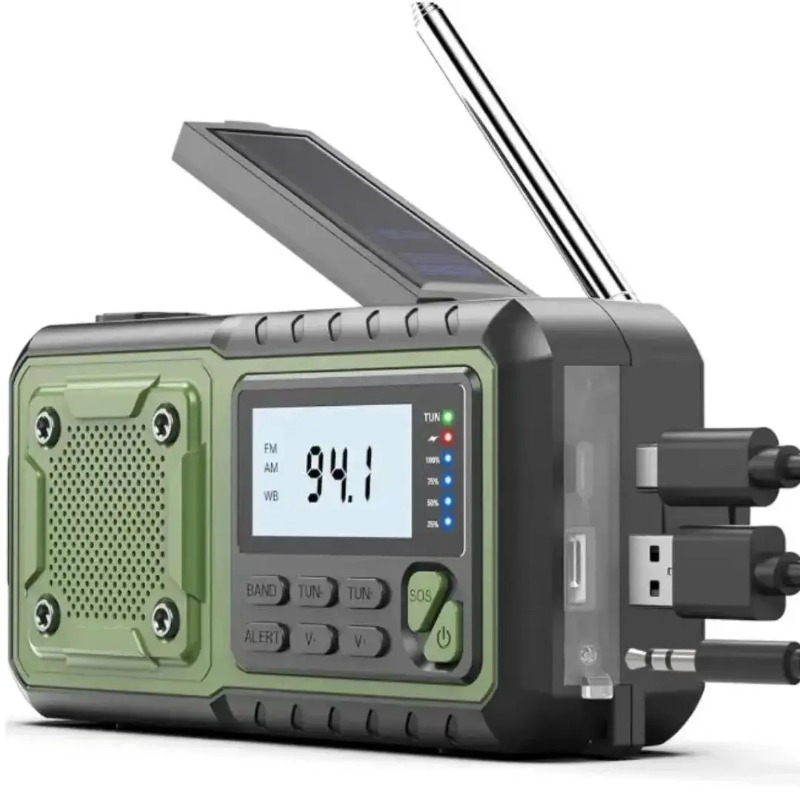 Rádio de Emergência Solar Port - Emergency Radio Solar avaliação e preço