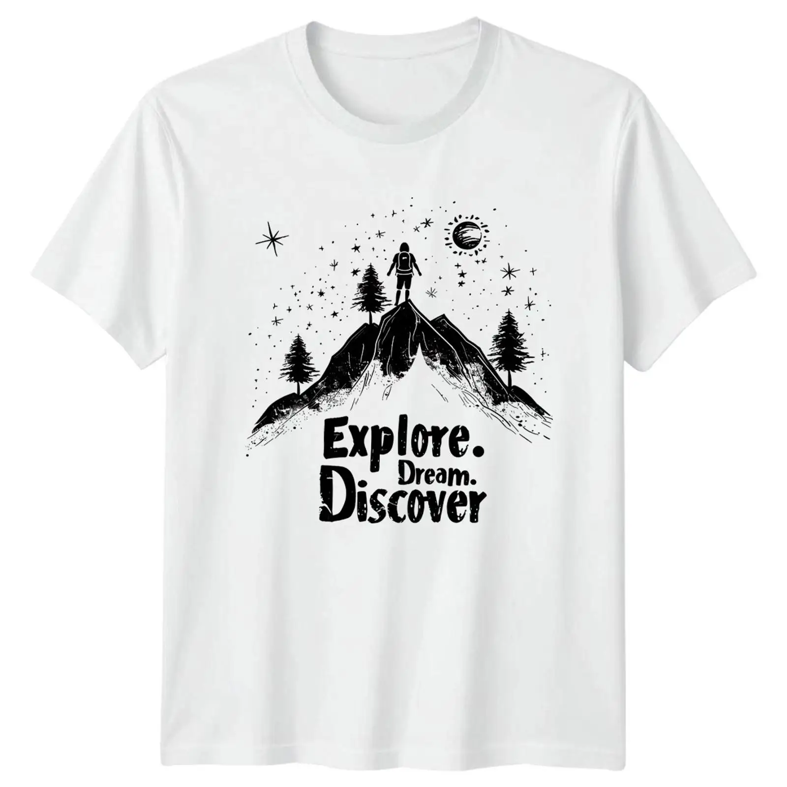 Camiseta Explore Dream Discove - Outdoor Adventure Images avaliação e preço
