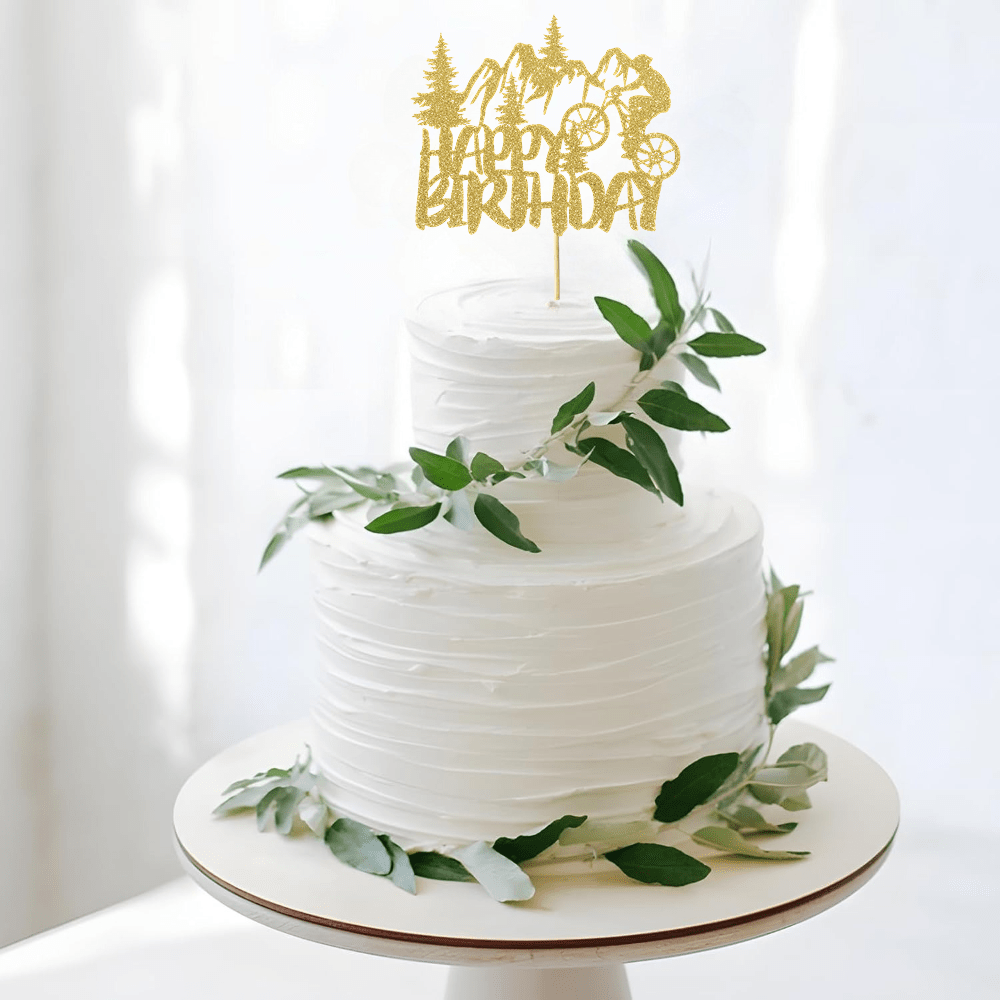 1pc dourado brilhante aposenta - Outdoor Adventure Birthday Party avaliação e preço